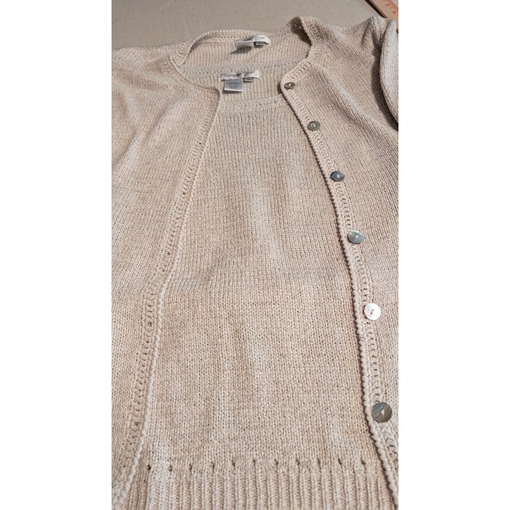 Women's Coldwater Creek Two Piece Sweater Set Size XL